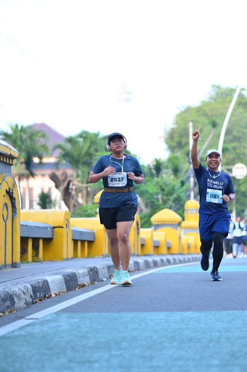 Race photo from KEMLU RUN 2025
