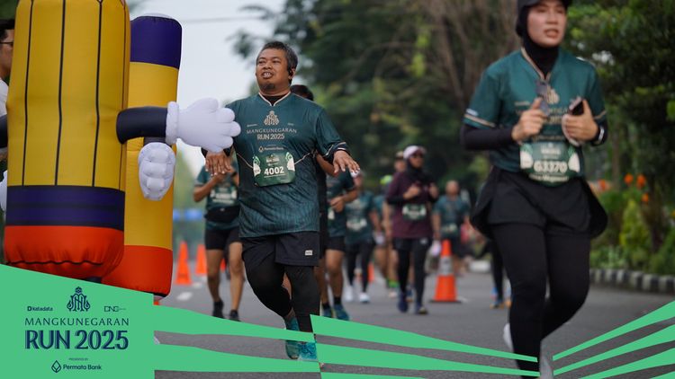 Race photo from Mangkunegaran Run 2025