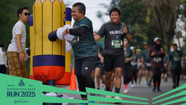 Race photo from Mangkunegaran Run 2025