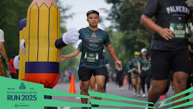 Race photo from Mangkunegaran Run 2025