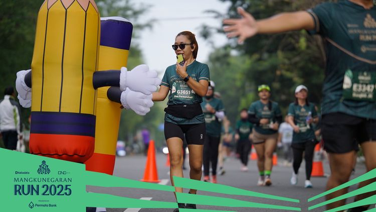 Race photo from Mangkunegaran Run 2025