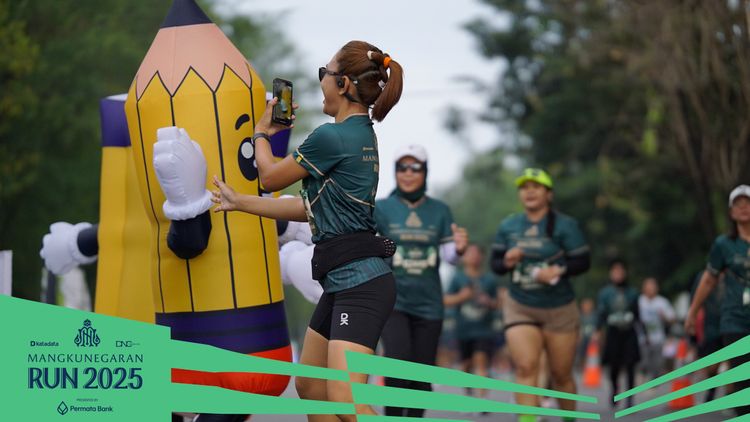 Race photo from Mangkunegaran Run 2025