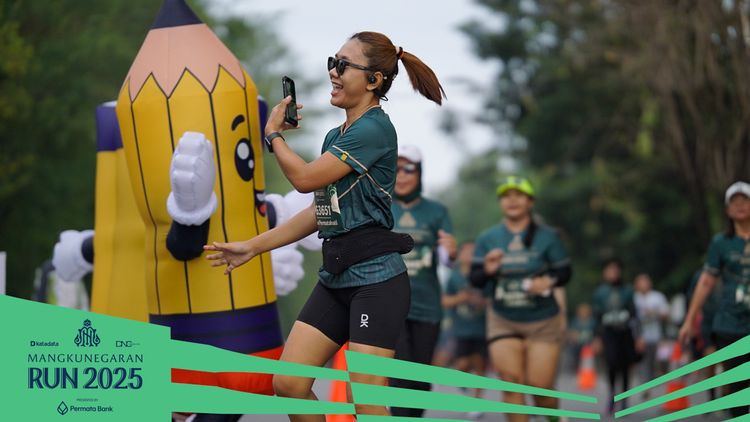 Race photo from Mangkunegaran Run 2025