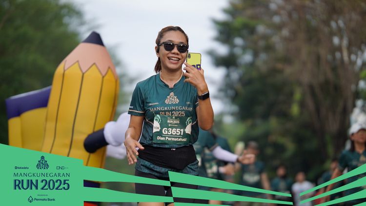 Race photo from Mangkunegaran Run 2025