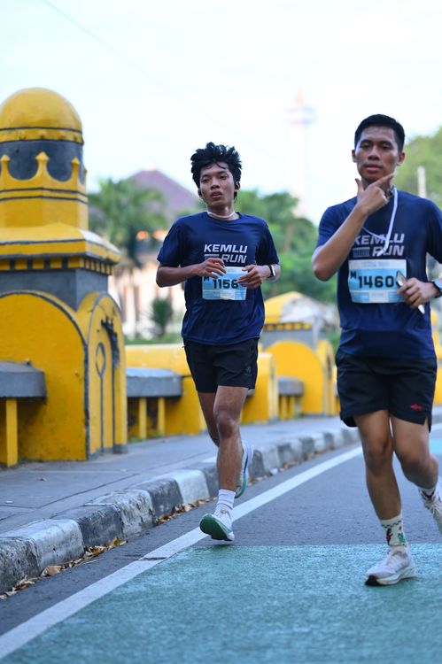 Race photo from KEMLU RUN 2025