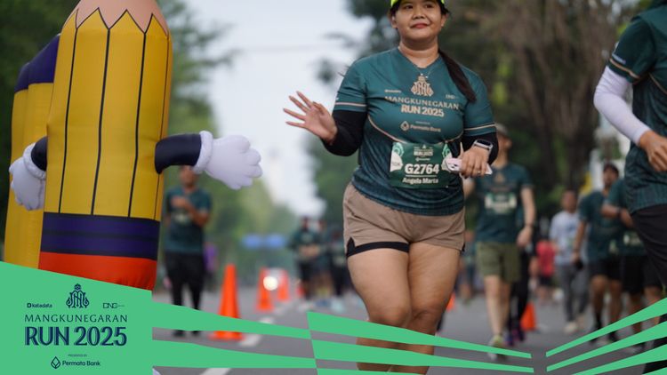 Race photo from Mangkunegaran Run 2025