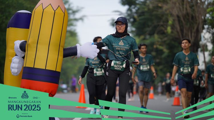 Race photo from Mangkunegaran Run 2025