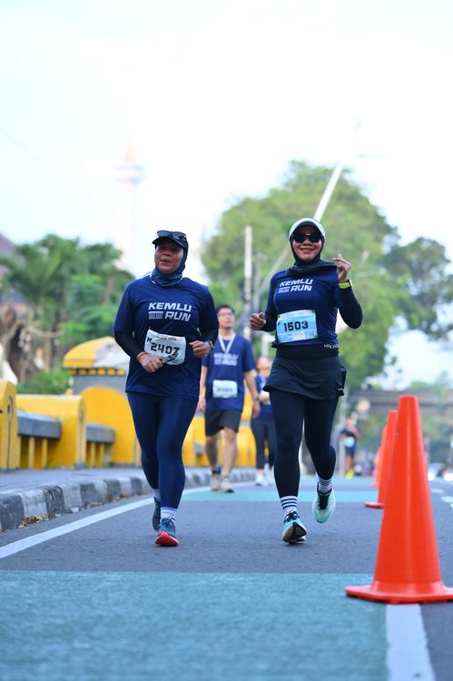 Race photo from KEMLU RUN 2025