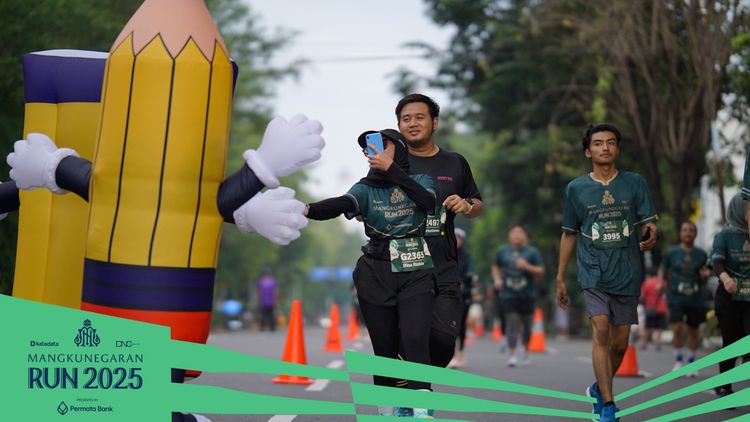 Race photo from Mangkunegaran Run 2025