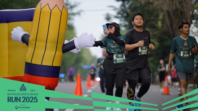 Race photo from Mangkunegaran Run 2025