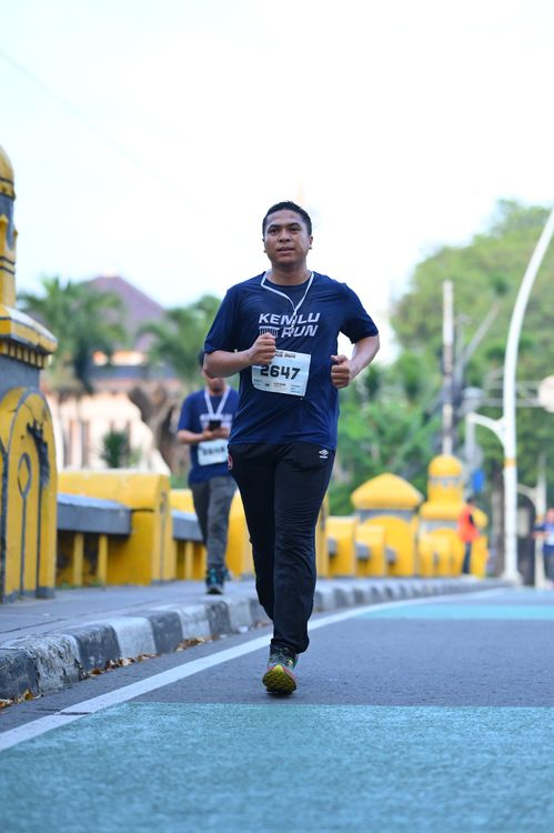 Race photo from KEMLU RUN 2025