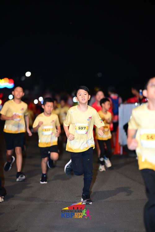 Race photo from CISANGKAN KBP CITY RUN 2025