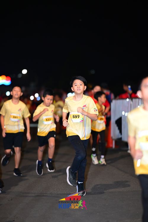 Race photo from CISANGKAN KBP CITY RUN 2025