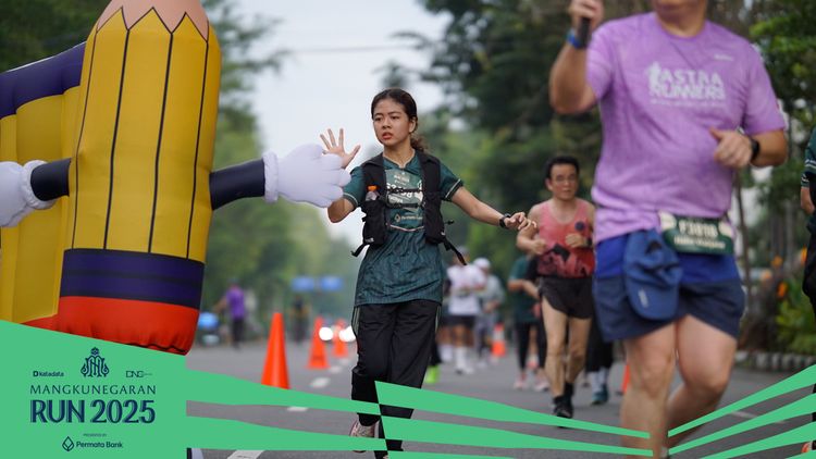 Race photo from Mangkunegaran Run 2025