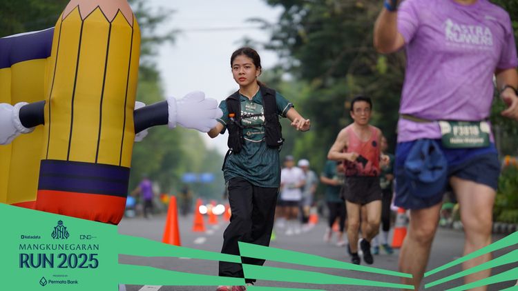 Race photo from Mangkunegaran Run 2025
