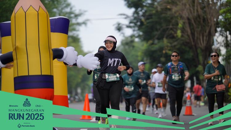 Race photo from Mangkunegaran Run 2025