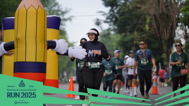Race photo from Mangkunegaran Run 2025