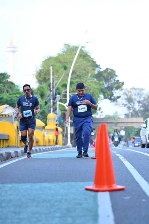 Race photo from KEMLU RUN 2025