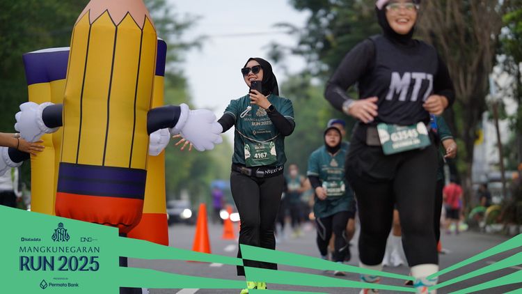 Race photo from Mangkunegaran Run 2025