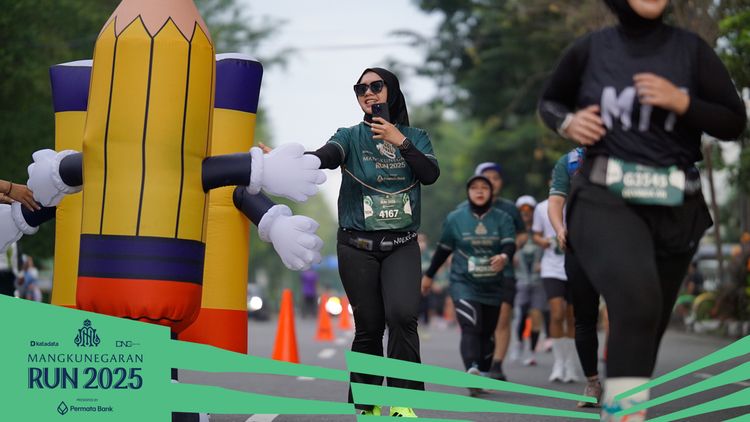 Race photo from Mangkunegaran Run 2025