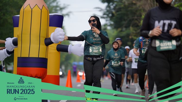 Race photo from Mangkunegaran Run 2025