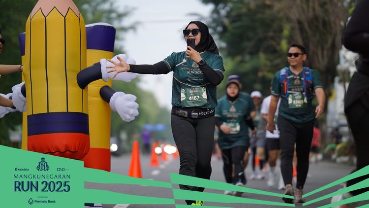 Race photo from Mangkunegaran Run 2025