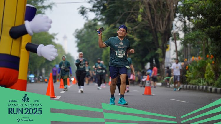 Race photo from Mangkunegaran Run 2025
