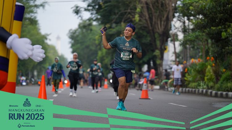 Race photo from Mangkunegaran Run 2025