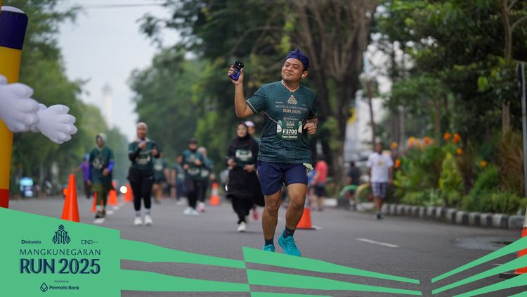 Race photo from Mangkunegaran Run 2025