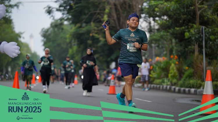 Race photo from Mangkunegaran Run 2025