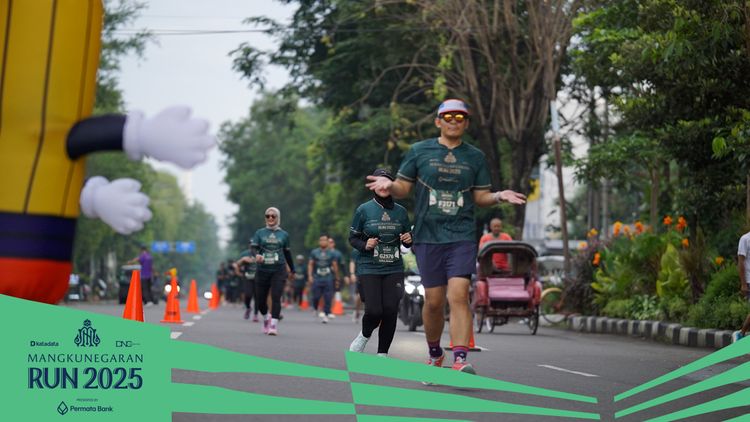 Race photo from Mangkunegaran Run 2025