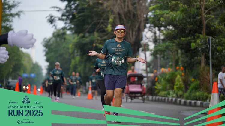 Race photo from Mangkunegaran Run 2025