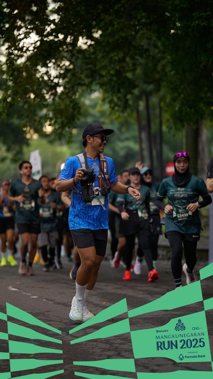 Race photo from Mangkunegaran Run 2025
