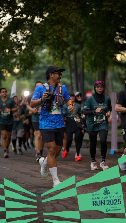 Race photo from Mangkunegaran Run 2025