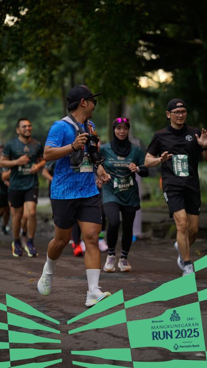 Race photo from Mangkunegaran Run 2025