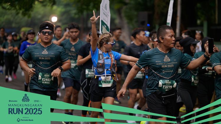 Race photo from Mangkunegaran Run 2025
