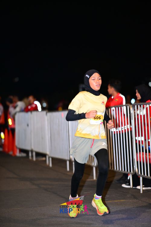 Race photo from CISANGKAN KBP CITY RUN 2025