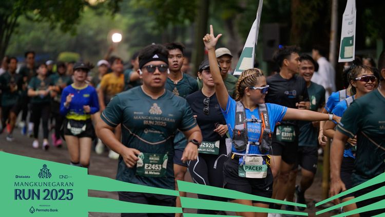 Race photo from Mangkunegaran Run 2025