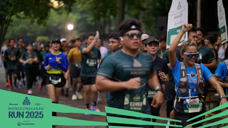 Race photo from Mangkunegaran Run 2025