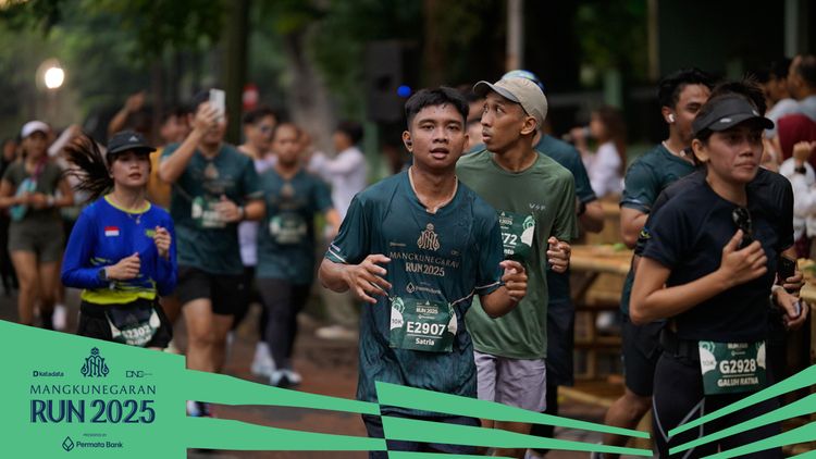 Race photo from Mangkunegaran Run 2025