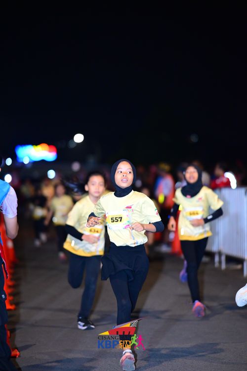 Race photo from CISANGKAN KBP CITY RUN 2025