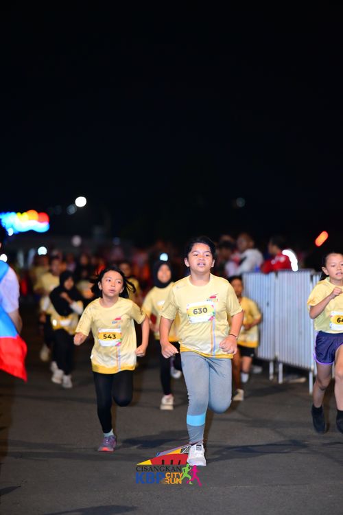 Race photo from CISANGKAN KBP CITY RUN 2025