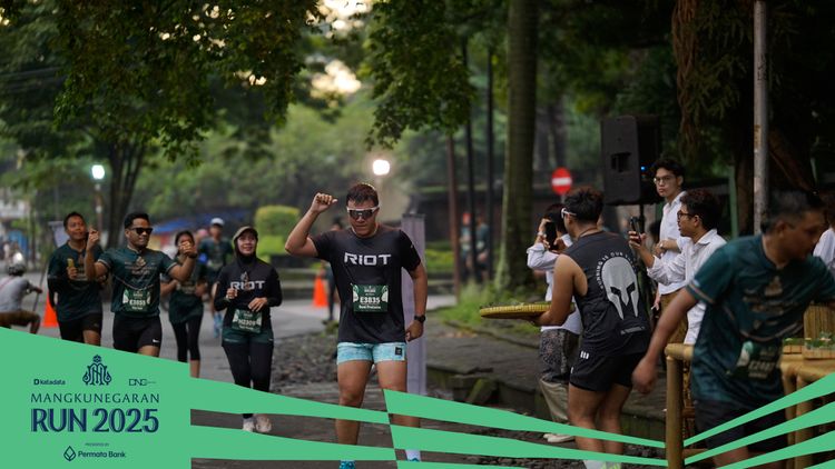 Race photo from Mangkunegaran Run 2025
