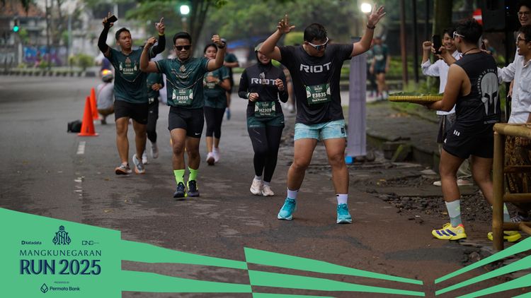 Race photo from Mangkunegaran Run 2025