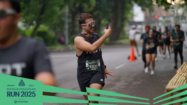 Race photo from Mangkunegaran Run 2025