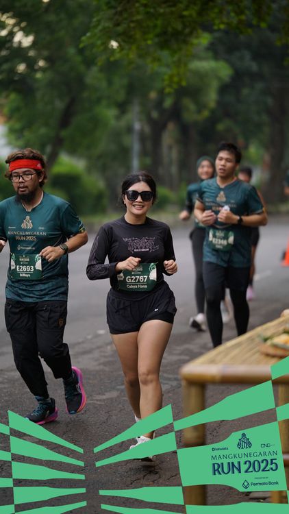 Race photo from Mangkunegaran Run 2025