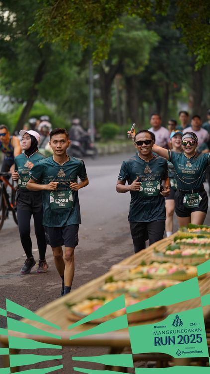 Race photo from Mangkunegaran Run 2025