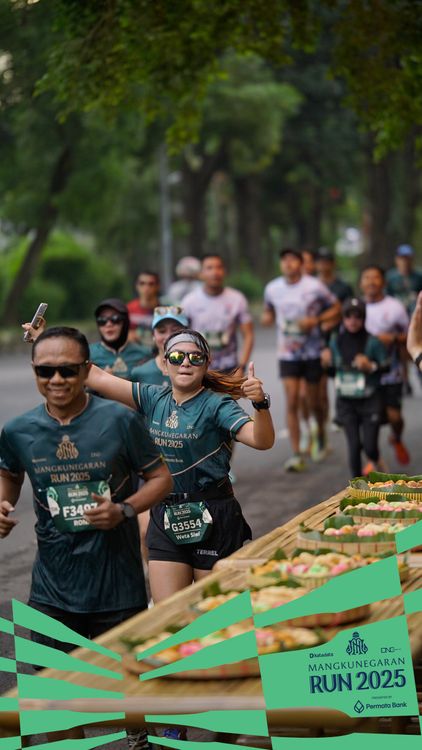 Race photo from Mangkunegaran Run 2025