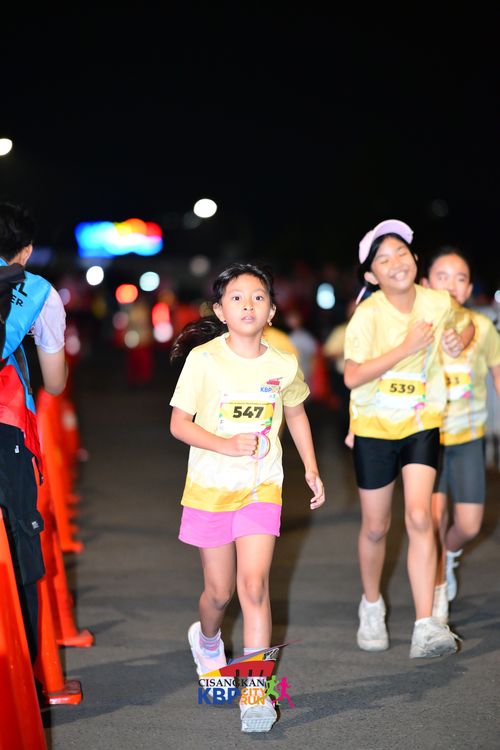 Race photo from CISANGKAN KBP CITY RUN 2025