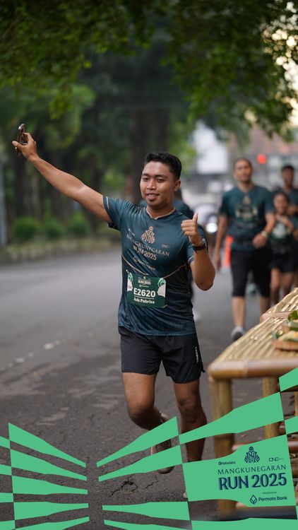 Race photo from Mangkunegaran Run 2025